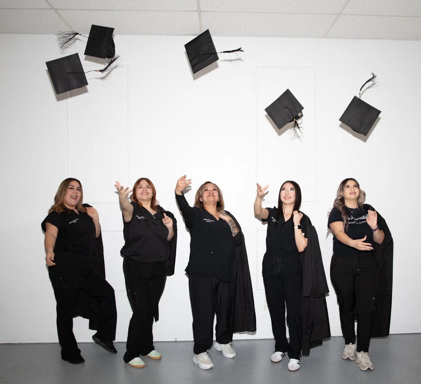 Nu Generation Esthetics Academy graduates celebrating in El Paso, TX